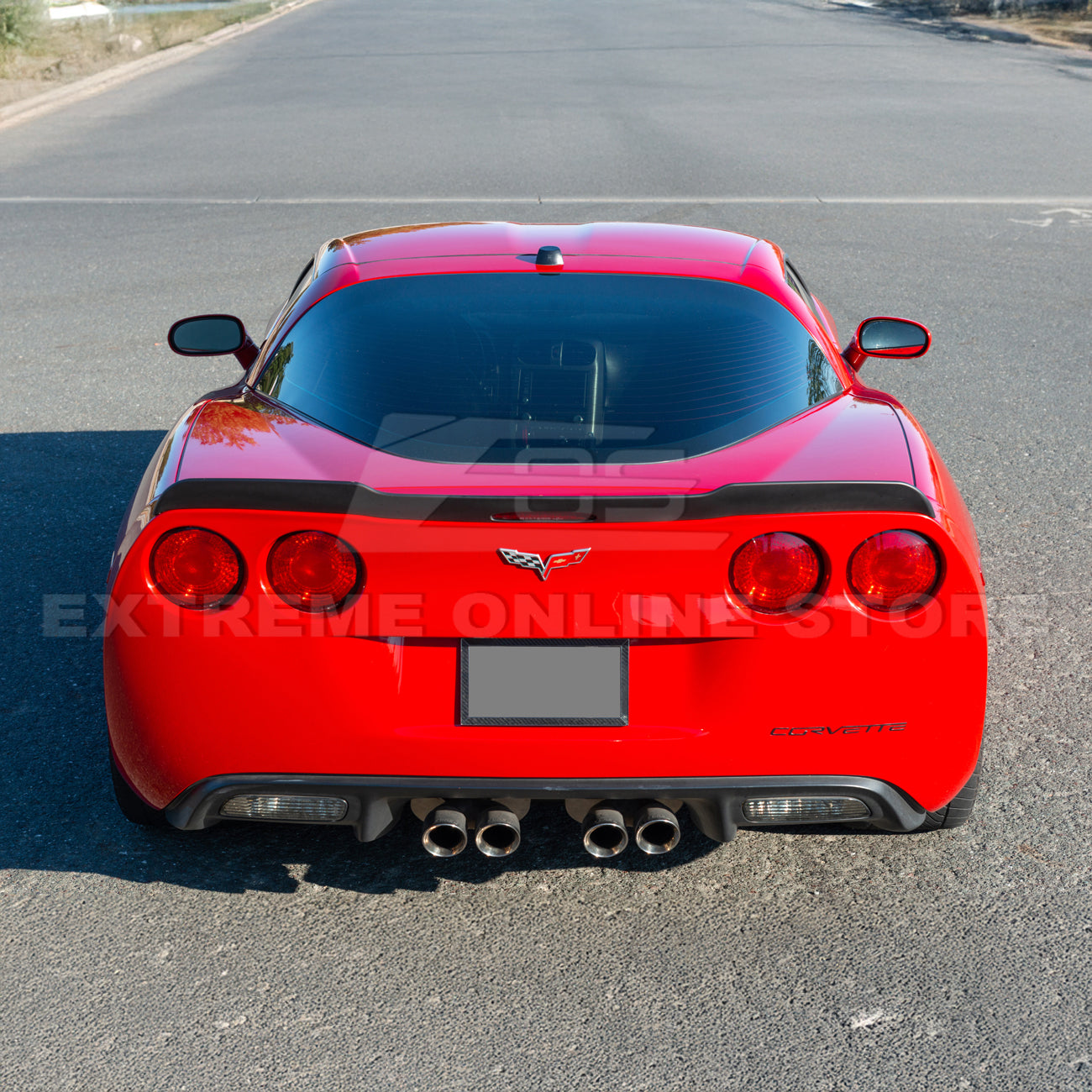 Corvette C6 ZR1 Extended Rear Trunk Spoiler