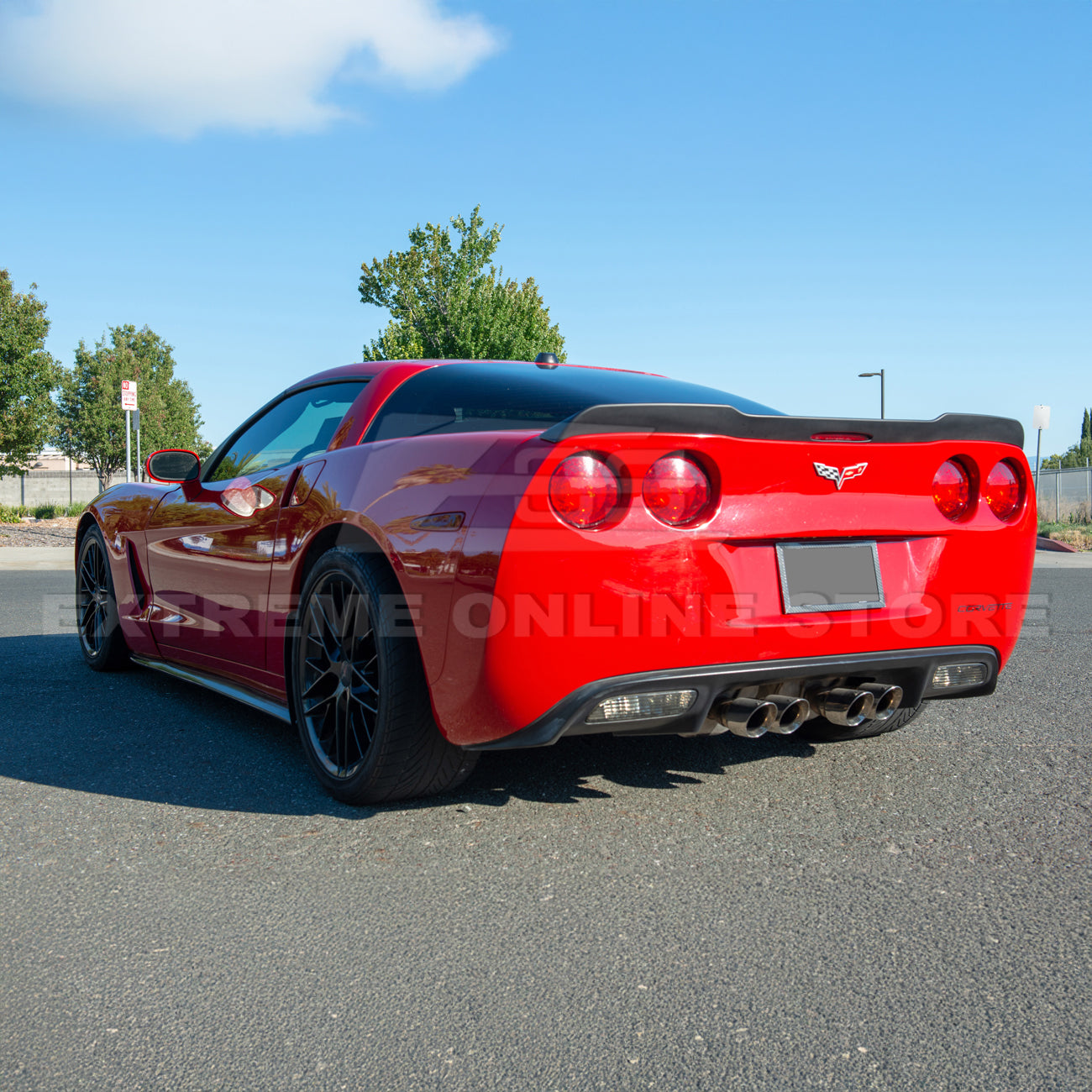 Corvette C6 ZR1 Extended Rear Trunk Spoiler