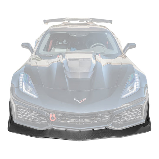 Chevrolet Corvette C7 ZR1 DRY CARBON FIBER Front Splitter & Winglet