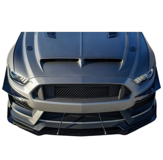 LVA 2015-2023 FORD MUSTANG GT350 FRONT SPLITTER V.1 (MP CONCEPTS BUMPER