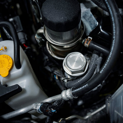 GrimmSpeed Version 2 Bolt Oil Cap (Silver) - Subaru Universal