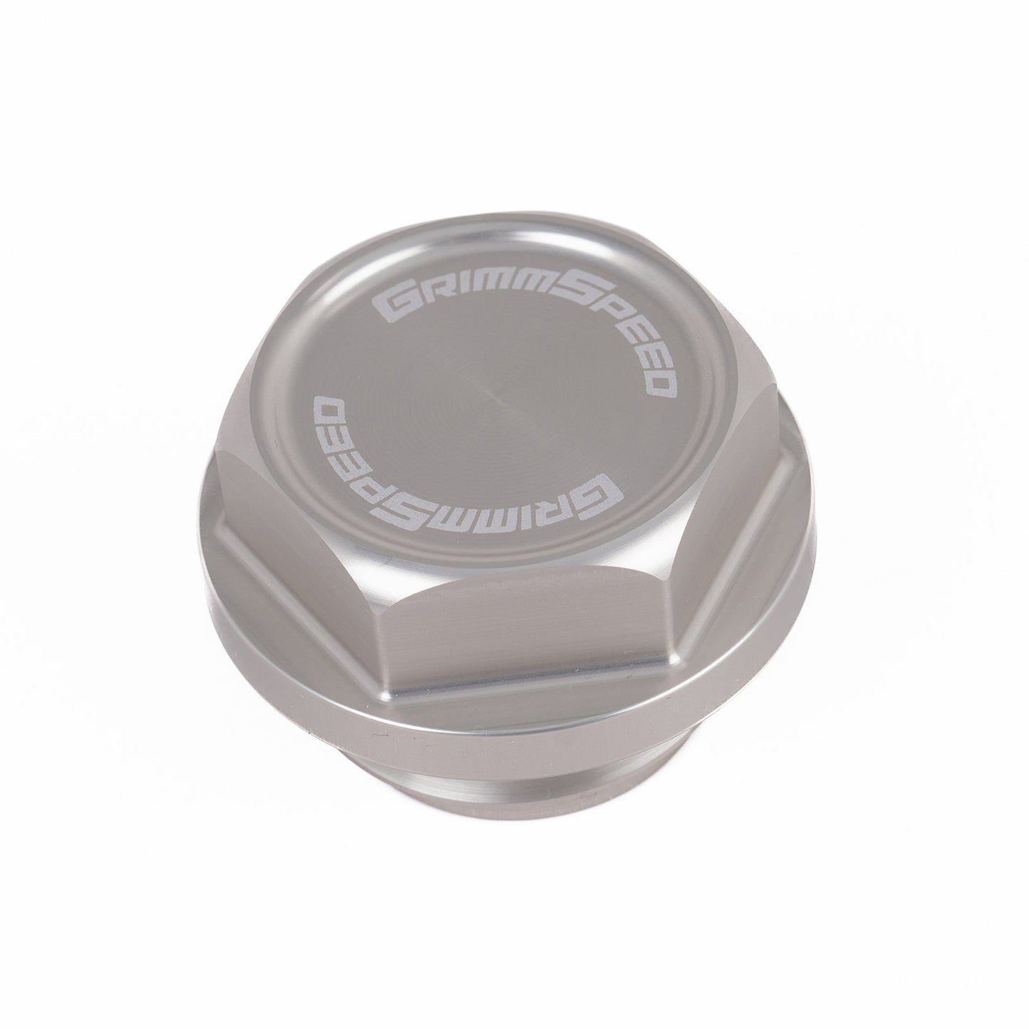 GrimmSpeed Version 2 Bolt Oil Cap (Silver) - Subaru Universal