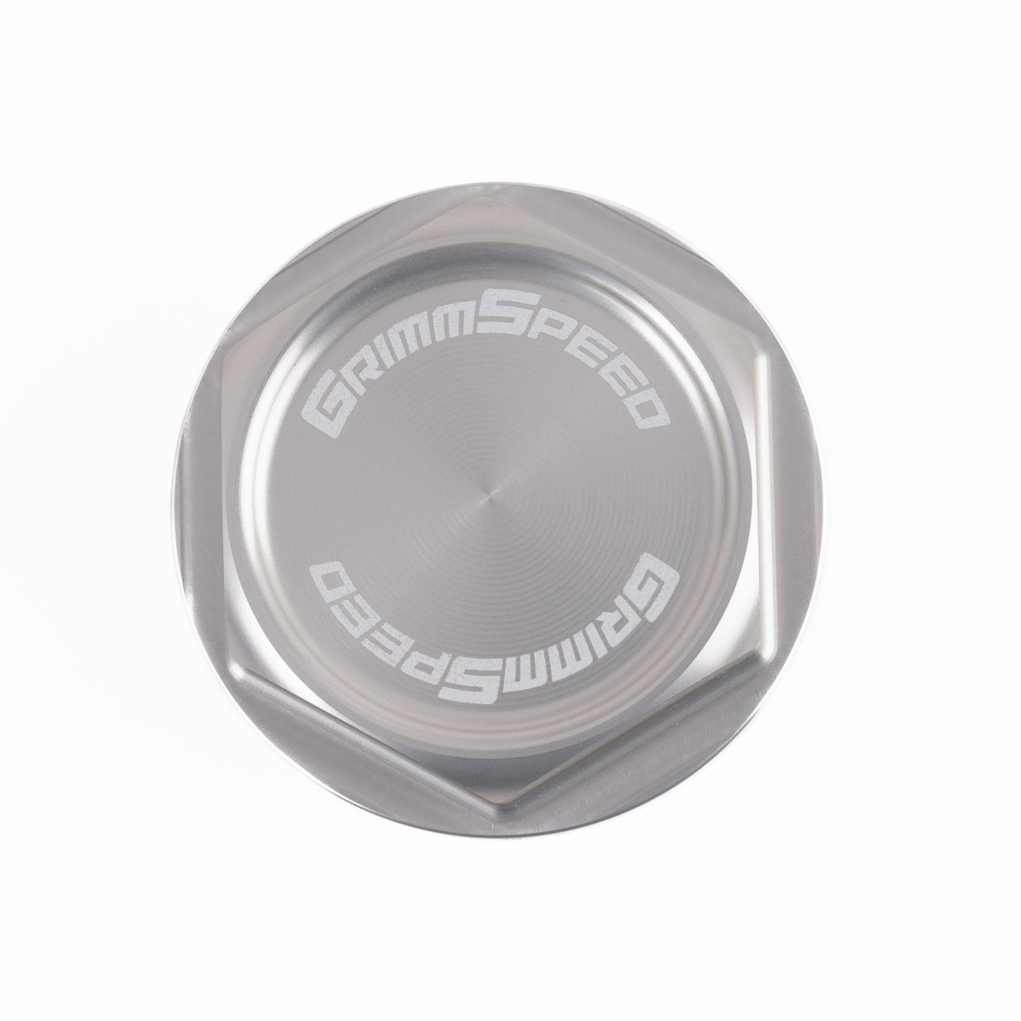GrimmSpeed Version 2 Bolt Oil Cap (Silver) - Subaru Universal