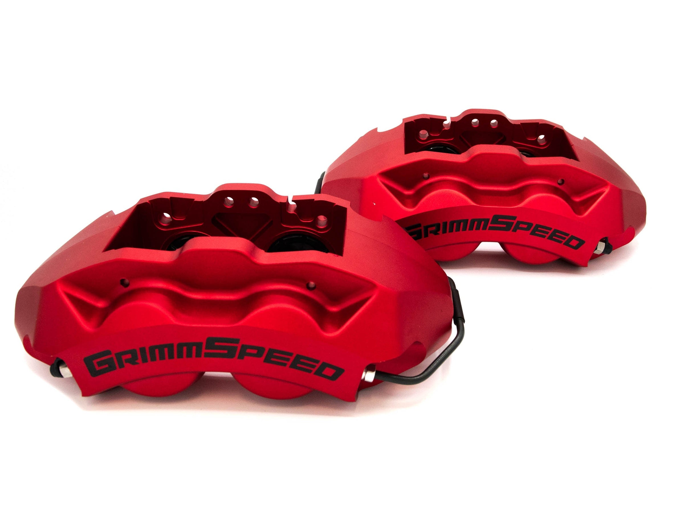 GrimmSpeed 4-Piston Brake Caliper Kit (316mm Rotor) - Red - 2022-2025 Subaru WRX (VB)