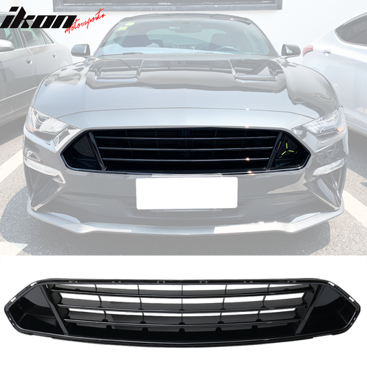 2018-2022 Ford Mustang Front Upper Grid Grille Guard Bumper Grill ABS