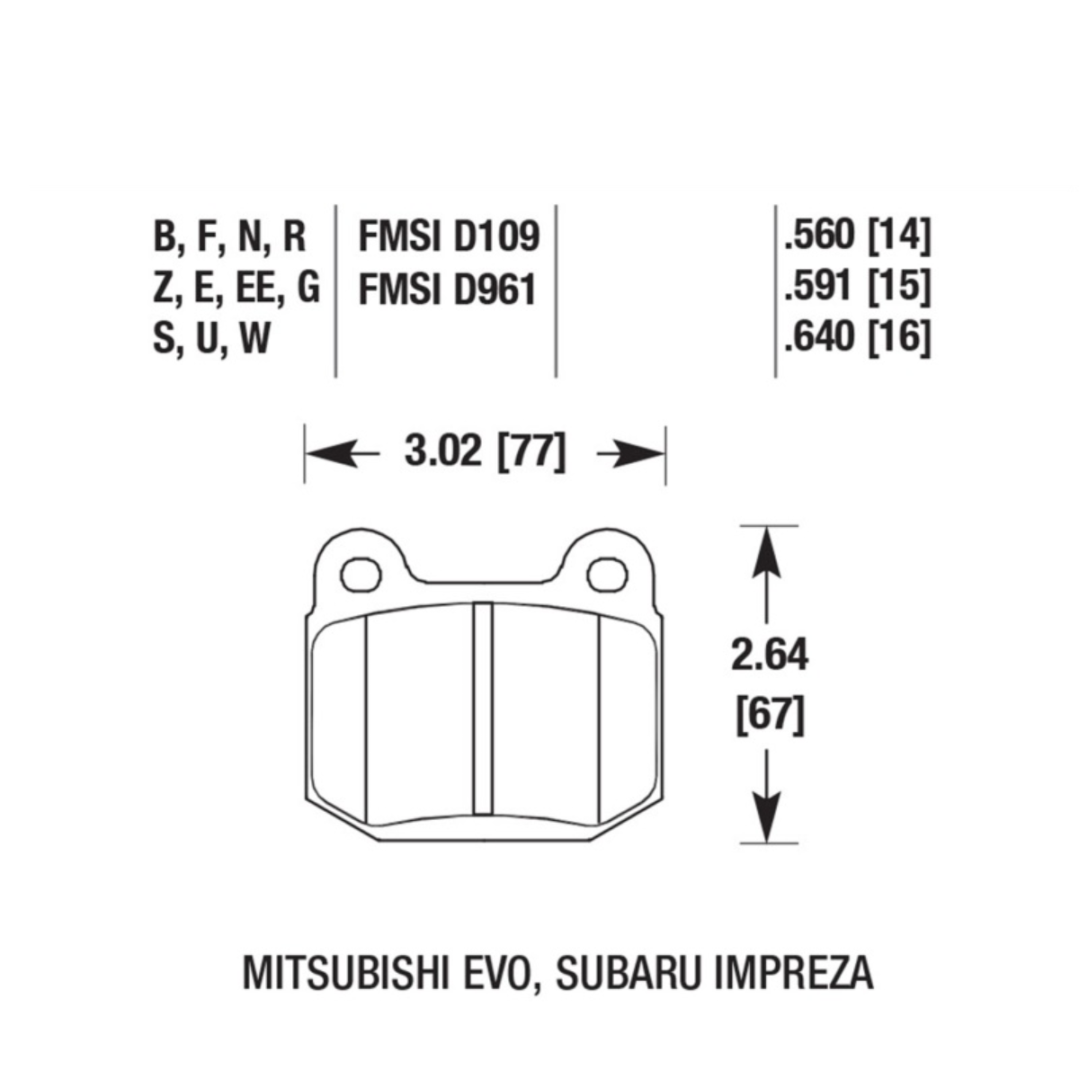 Hawk Performance GR86 / BRZ HP Plus Brake Pads (Brembo)
