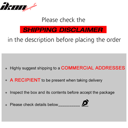 2015-2017 Ford Mustang Front Bumper Rear Diffuser & Dual Trunk Spoiler