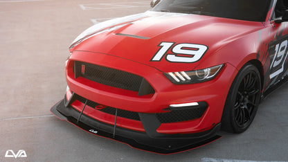 LVA 2015-2021 FORD MUSTANG GT350R FRONT SPLITTER (OEM BUMPER)