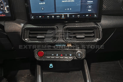 2024-Up Mustang DRY CARBON FIBER AC Outlet Panel Trim