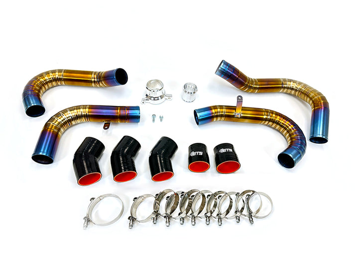 ETS Brushed Titanium Front Mount Intercooler Piping Kit - 2022-2026 Subaru WRX