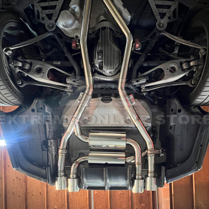 2015-20 BMW F80 M3 F82 M4 | 2.5" Piping w/ 3.5 " Quad Tips Axle Back Exhaust