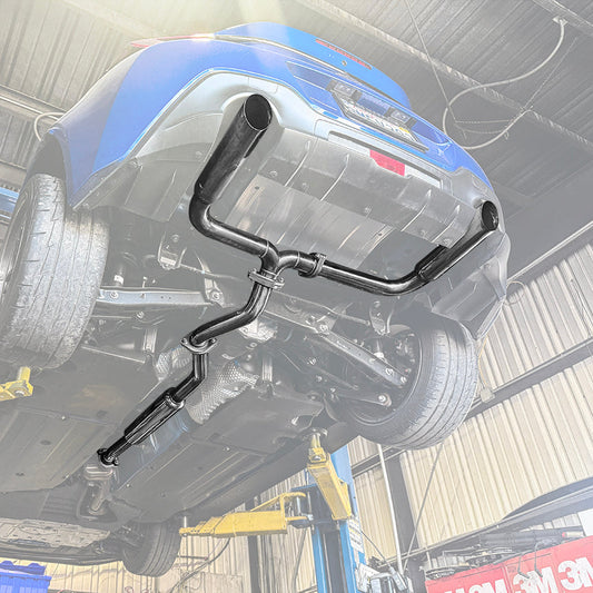 2022-Present Toyota GR86 Subaru BRZ BOSO Style Muffler Delete Cat Back Exhaust