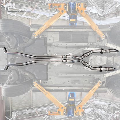 2009-2014 Cadillac CTS-V Long Tube Headers & Resonated Mid Pipe