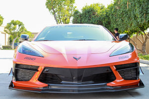 APR Front Bumper Center Bezels Corvette C8 (2020-2023) [Carbon Fiber] CBX-C8CBEZEL