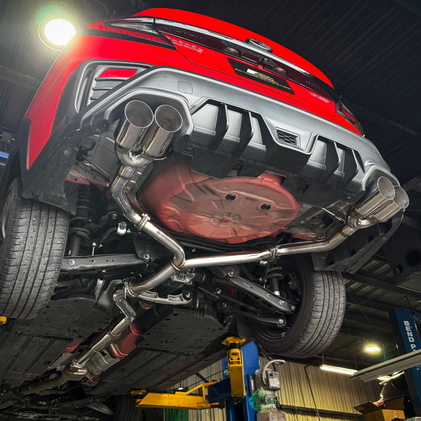 2022-Up Subaru WRX | 3" to 2.5" Piping T304 Stainless Steel Resonated Mid Pipe