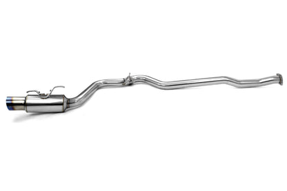 Invidia Racing Series Single Exit Cat Back Exhaust - Titanium Tip - 2008-2014 Subaru WRX / STI Hatchback