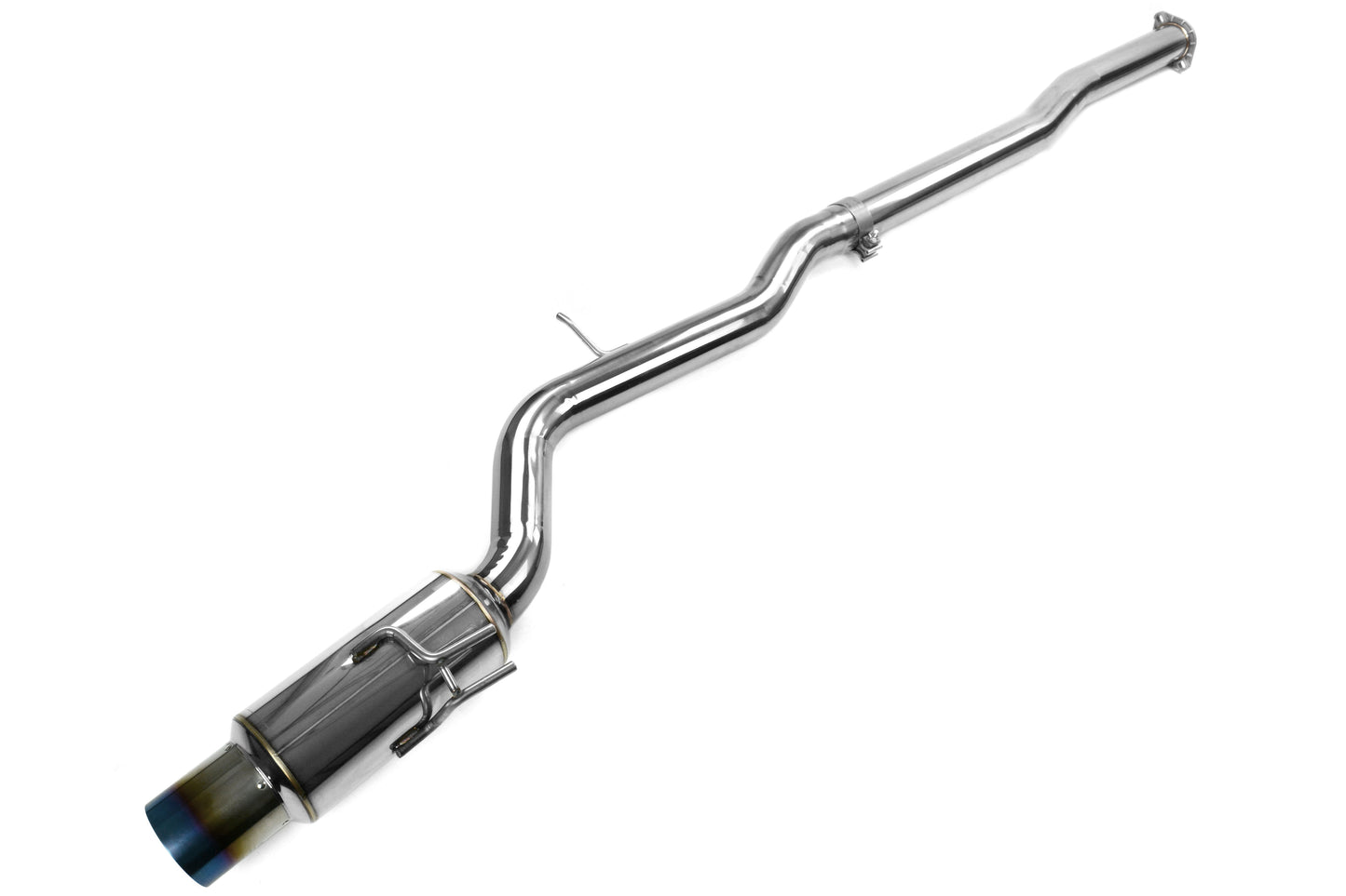 Invidia Racing Single Exit Cat Back Exhaust - Titanium Tip - 2008-2015 Mitsubishi Evo X