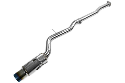 Invidia Racing Single Exit Cat Back Exhaust - Titanium Tip - 2008-2015 Mitsubishi Evo X