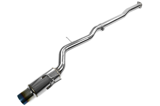 Invidia Racing Single Exit Cat Back Exhaust - Titanium Tip - 2008-2015 Mitsubishi Evo X