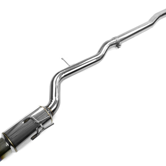 Invidia Racing Single Exit Cat Back Exhaust - Titanium Tip - 2008-2015 Mitsubishi Evo X
