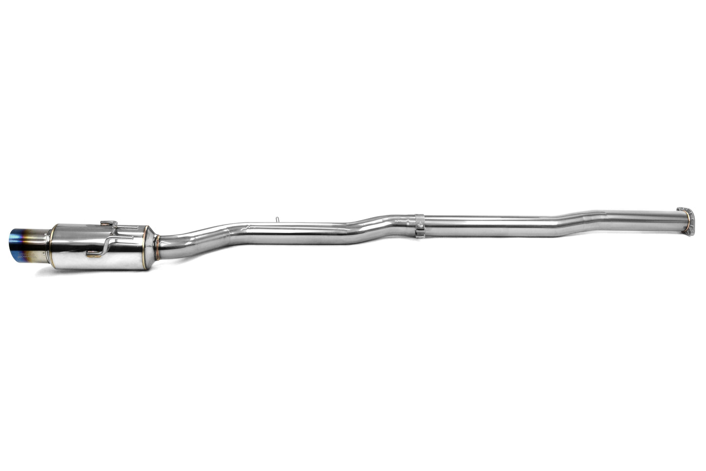Invidia Racing Single Exit Cat Back Exhaust - Titanium Tip - 2008-2015 Mitsubishi Evo X
