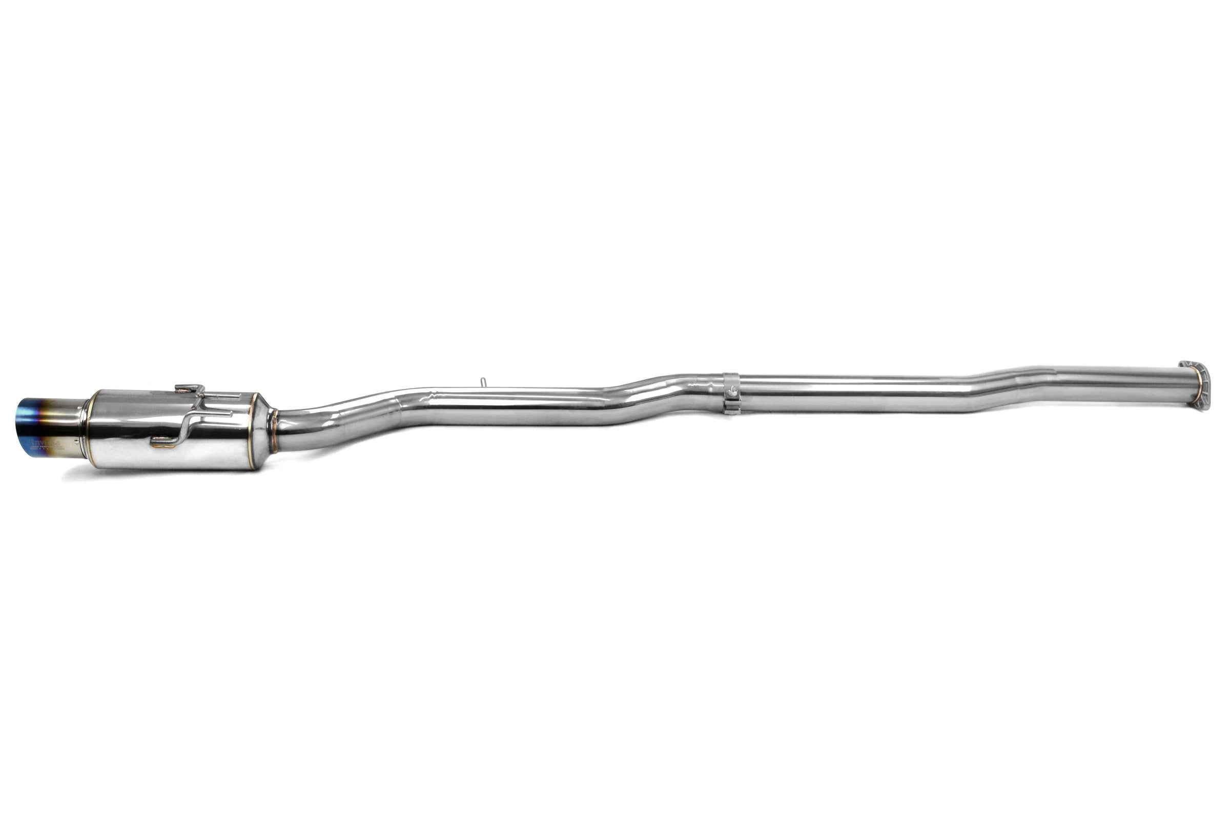Invidia Racing Single Exit Cat Back Exhaust - Titanium Tip - 2008-2015 Mitsubishi Evo X