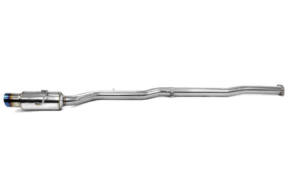 Invidia Racing Single Exit Cat Back Exhaust - Titanium Tip - 2008-2015 Mitsubishi Evo X