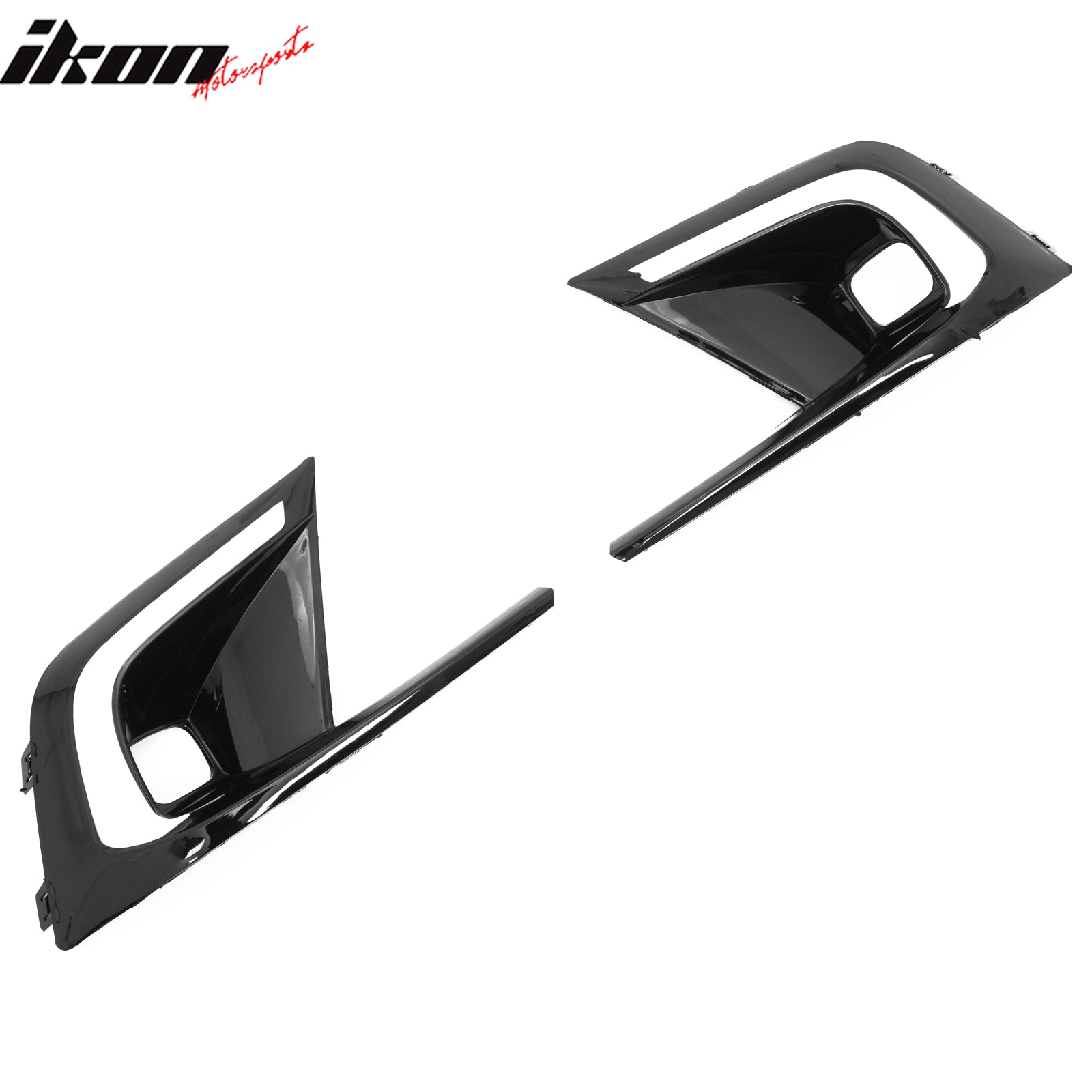 2022-2024 Honda Civic Gloss Black Type R Grille LED Foglight Bezel ABS