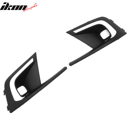 2022-2024 Honda Civic Matte Black Type R Grille LED Foglight Bezel ABS