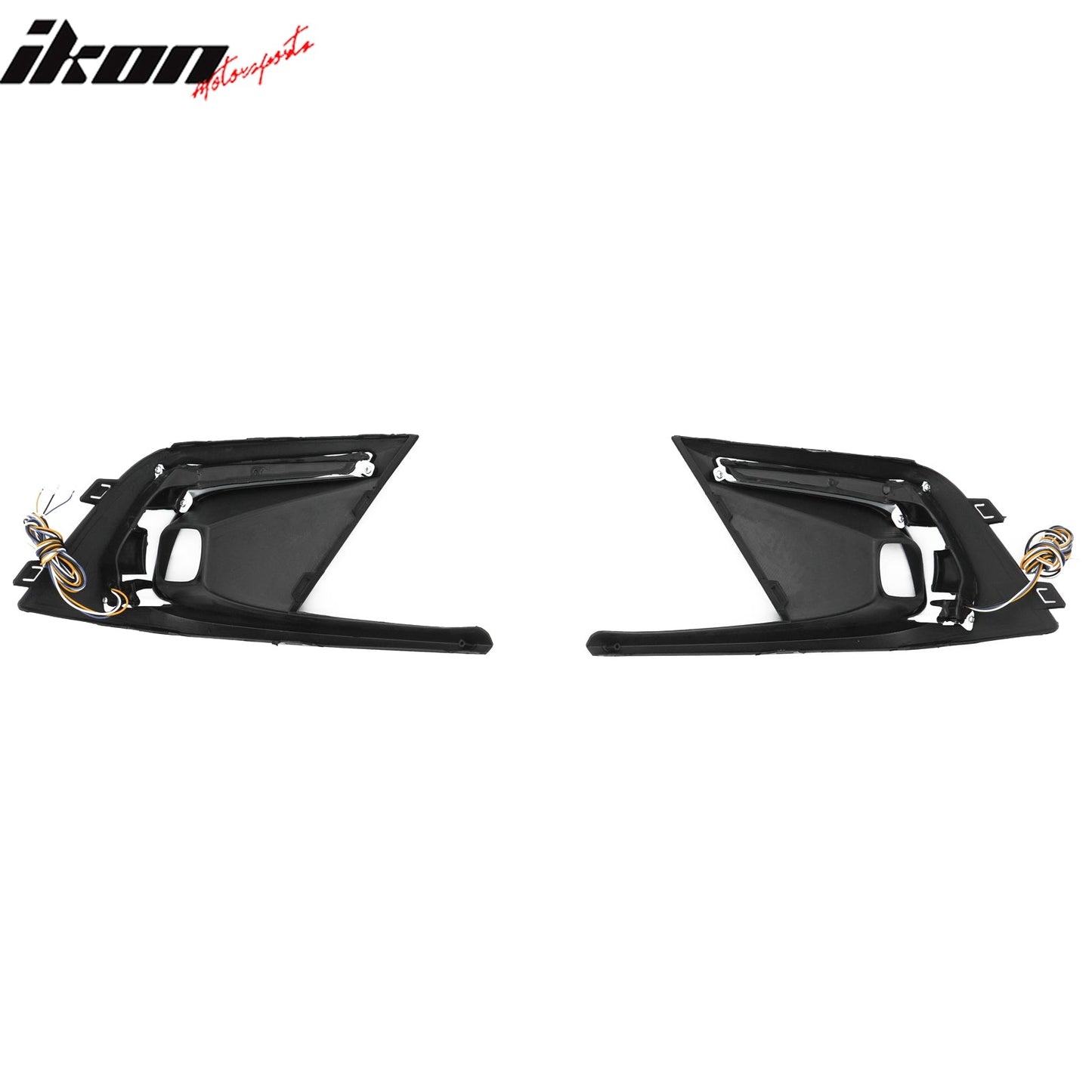 2022-2024 Honda Civic Matte Black Type R Grille LED Foglight Bezel ABS