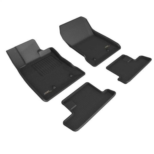 3D MAXpider Custom Fit Kagu Floor Mats - Full Set - Black - 2022-2026 Toyota GR86 / Subaru BRZ