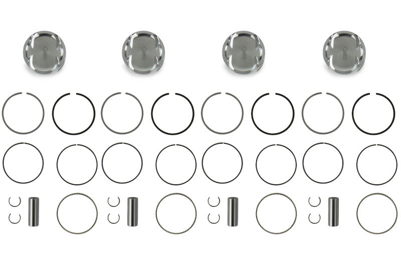 Manley Performance Platinum Series Piston Set 85.5mm 8.5:1 / 9.0:1 - 2003-2006 Mitsubishi Evo / 1996-1999 Eclipse