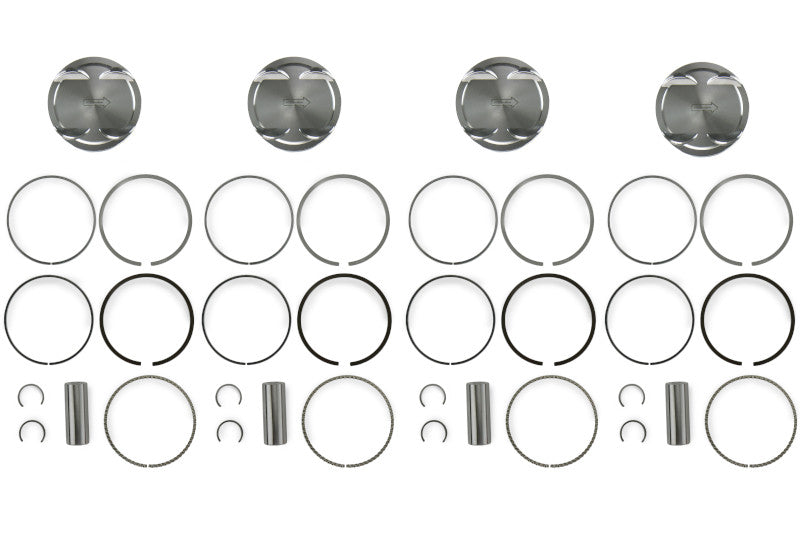 Manley Performance Platinum Series Piston Set 86mm 9.0:1 - 2008-2015 Mitsubishi Evo X