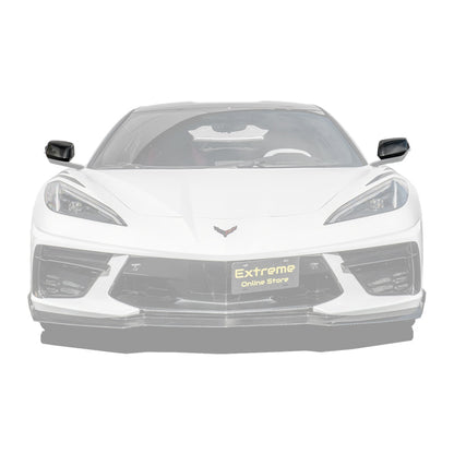 Chevrolet Corvette C8 DRY CARBON FIBER Replacement Mirror Covers