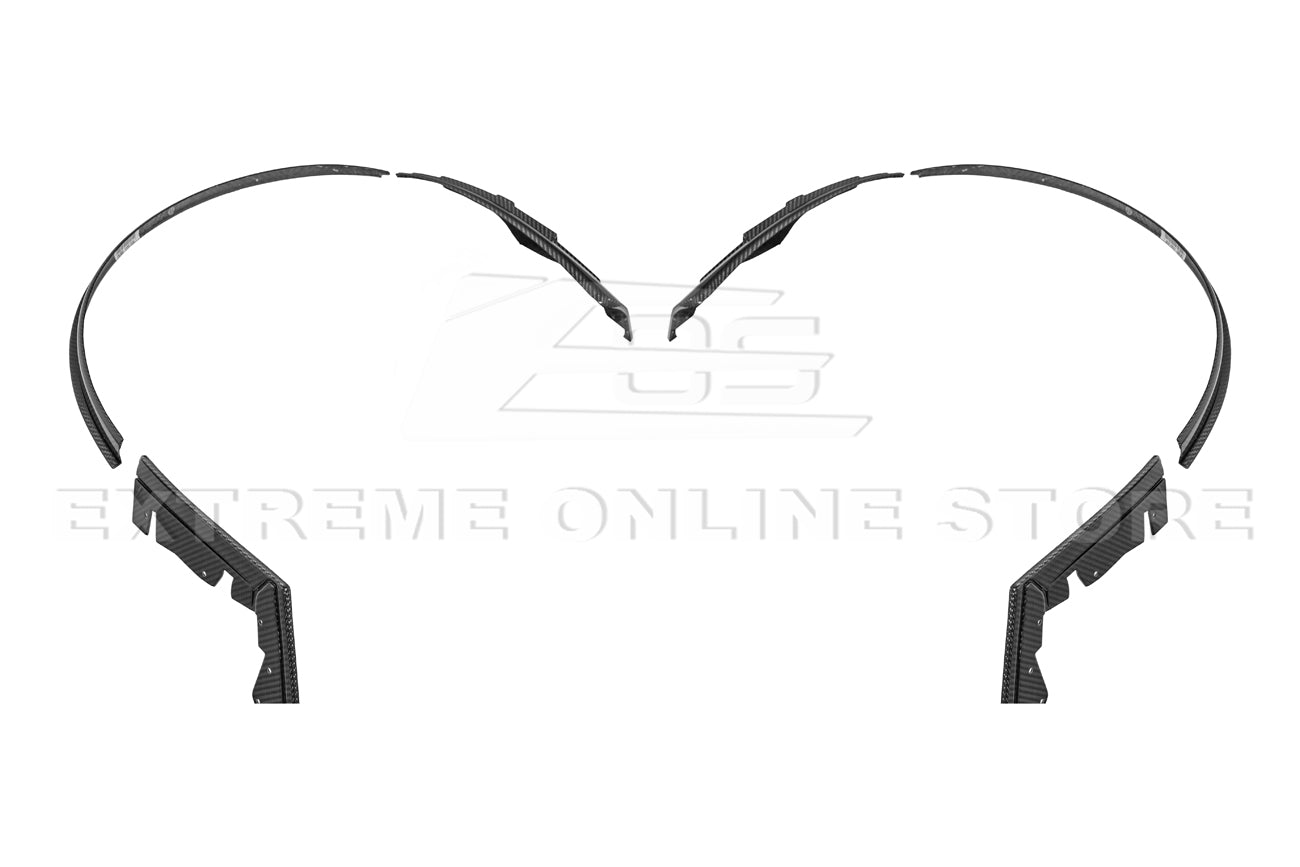 2024+ Ford Mustang DRY CARBON FIBER Fender Flares & Mud Flap