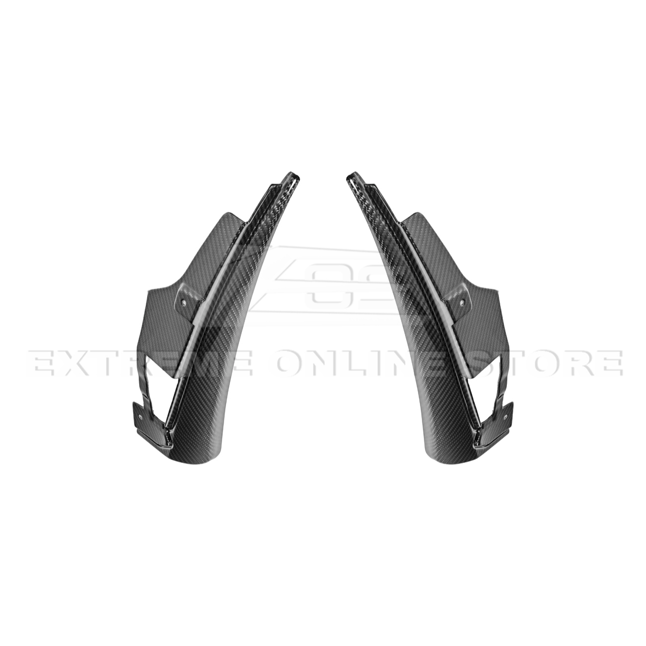 2024+ Ford Mustang DRY CARBON FIBER Fender Flares & Mud Flap