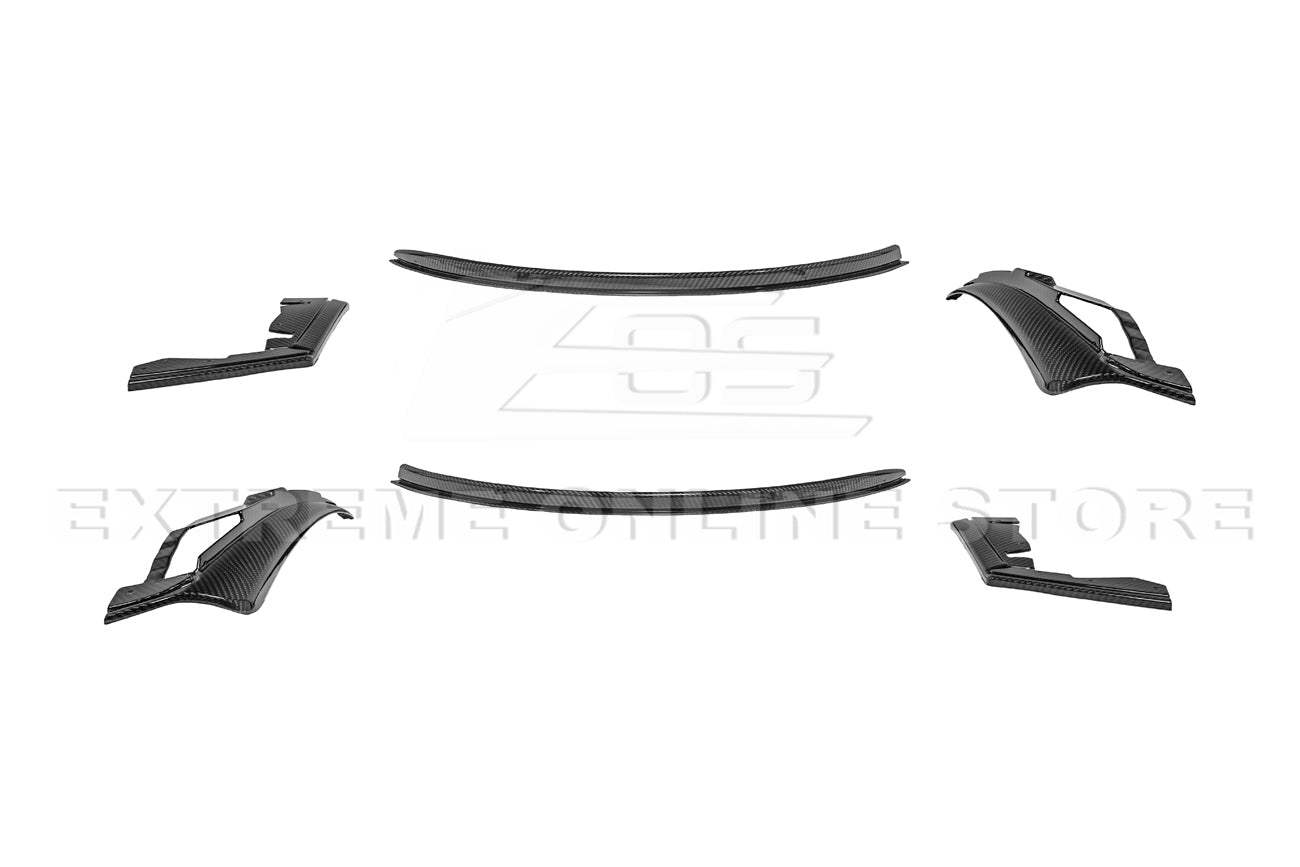 2024+ Ford Mustang DRY CARBON FIBER Fender Flares & Mud Flap