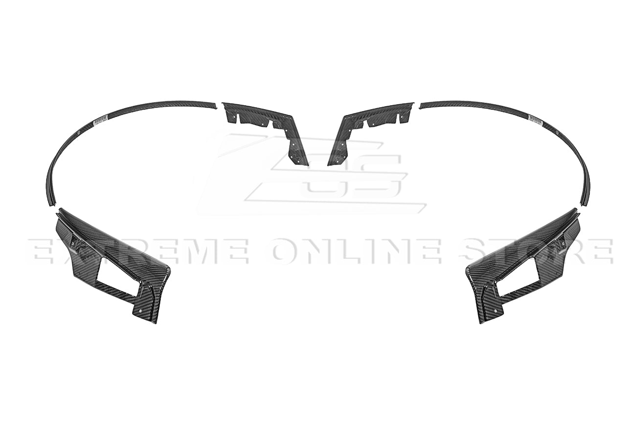 2024+ Ford Mustang DRY CARBON FIBER Fender Flares & Mud Flap