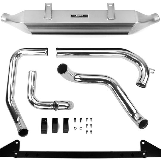 Mishimoto Front Mount Intercooler Silver - 2002-2007 Subaru WRX / STI
