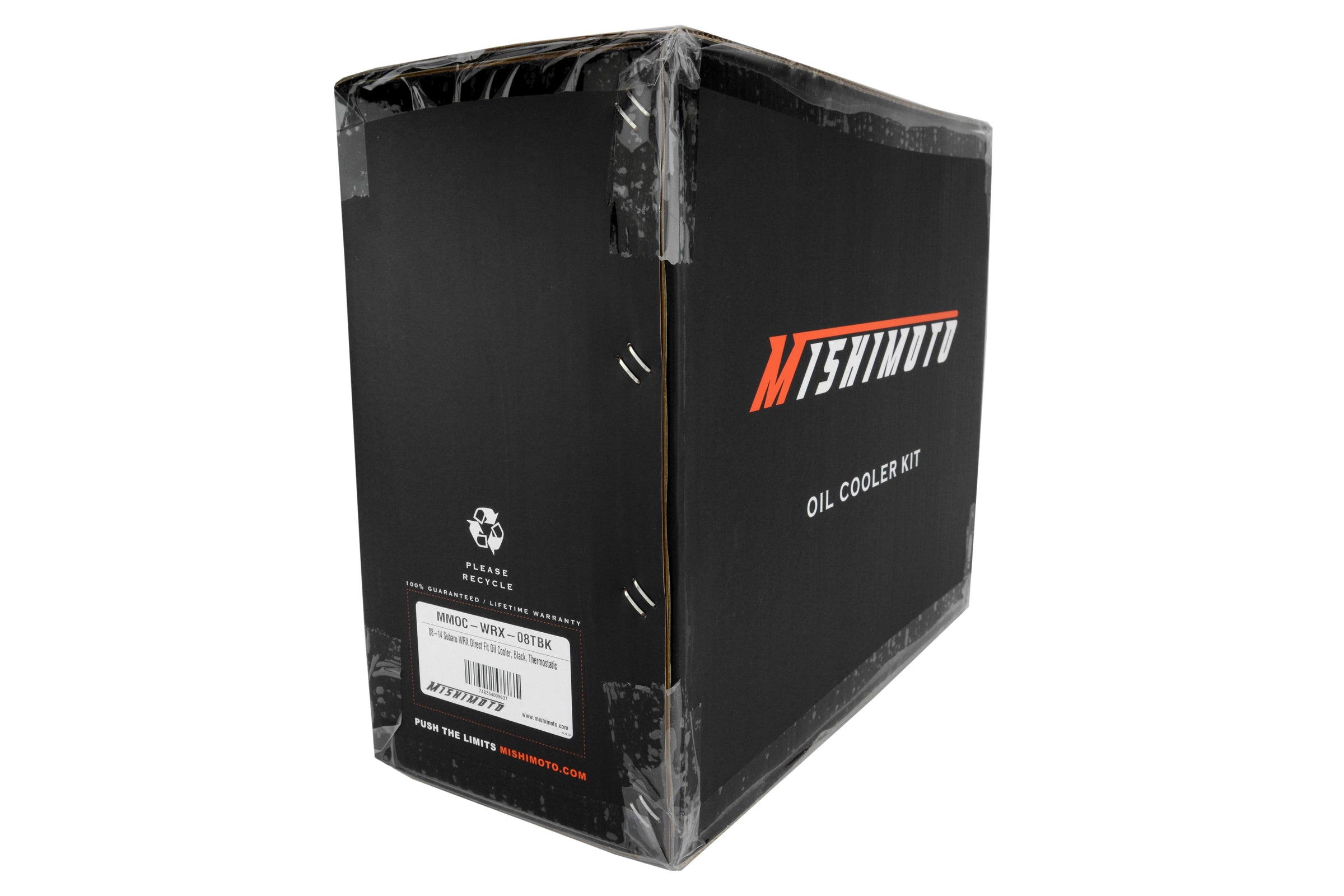 Mishimoto Thermostatic Oil Cooler Kit Black - 2008-2014 Subaru WRX