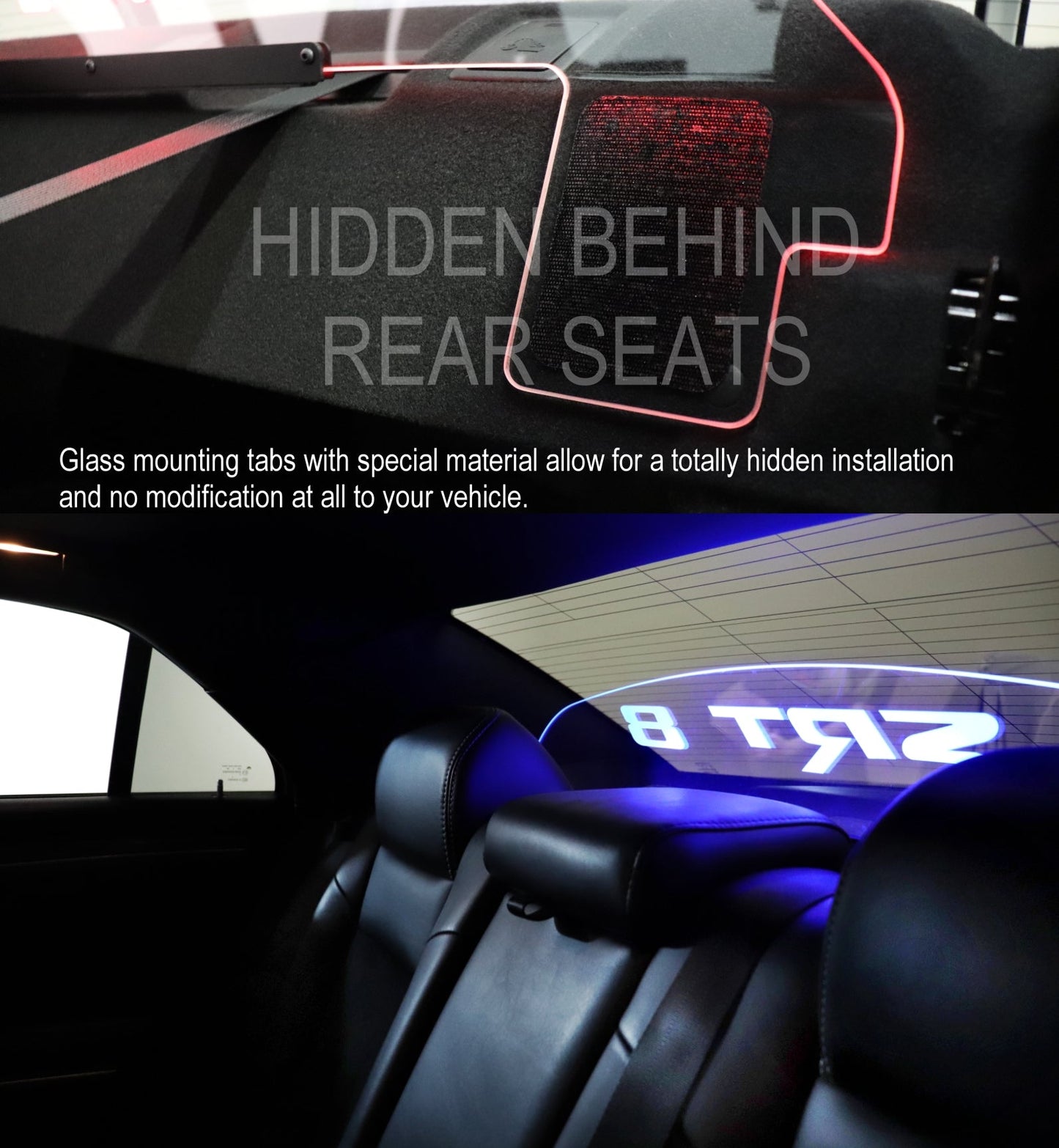 WindRestrictor® 2006-Up Dodge Charger Rear Add On Glow Plate
