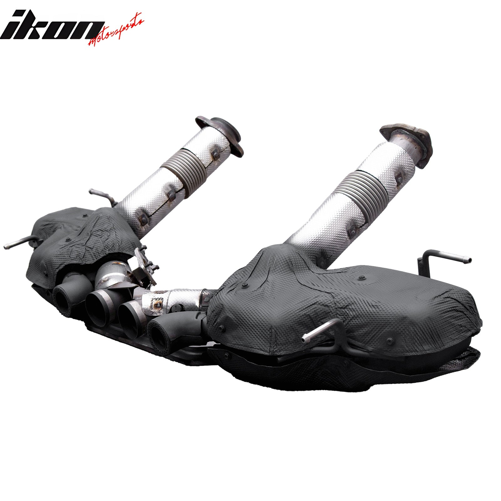 2020-2025 Chevy Corvette C8 Rear Diffuser Lip + Exhaust Muffler Pipe