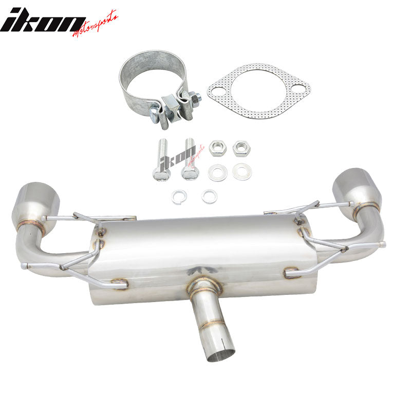 Fits 13-20 FRS/BRZ/Toyota 86 Resonated Dual Catback Exhaust 4.5 Tip