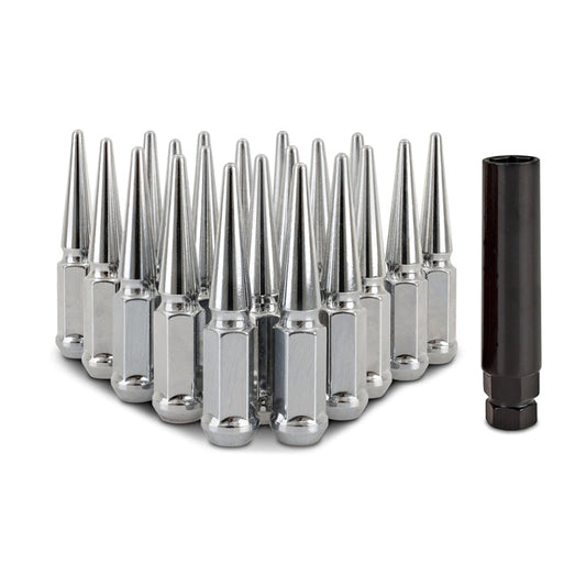 Mishimoto Steel Spiked Lug Nuts M12x1.5 20pc Set - Chrome (MMLG-SP1215-20CH)