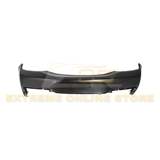 2024+ Ford Mustang Primed Black Rear Bumper Cover