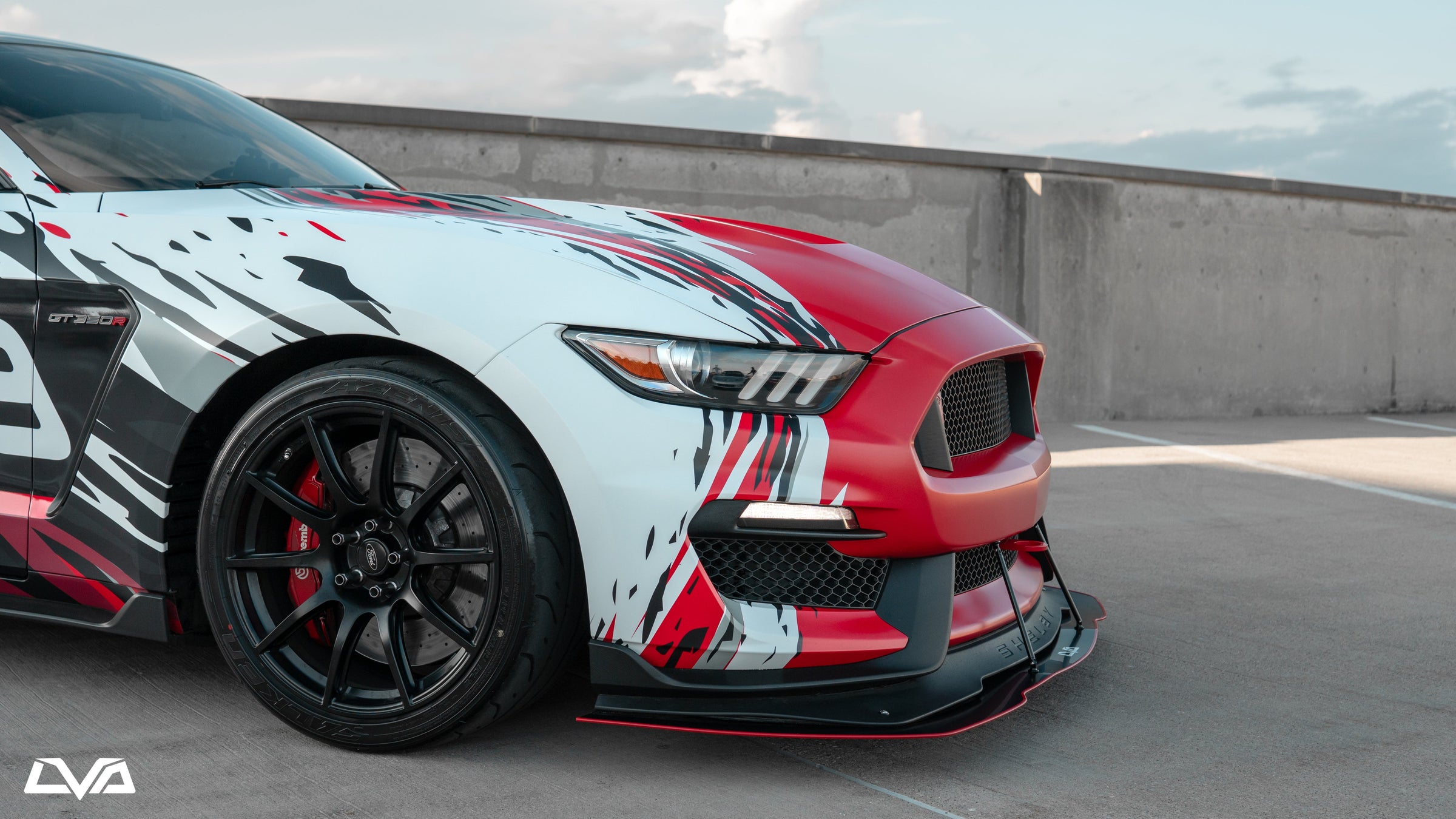 2015-2021 Shelby GT350R Front Splitter - LVA