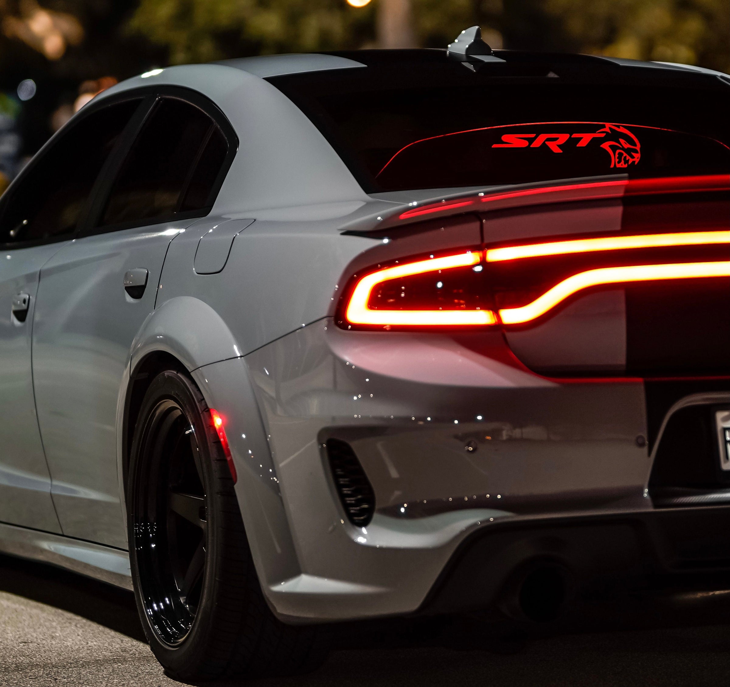 WindRestrictor® 2006-Up Dodge Charger Rear Add On Glow Plate