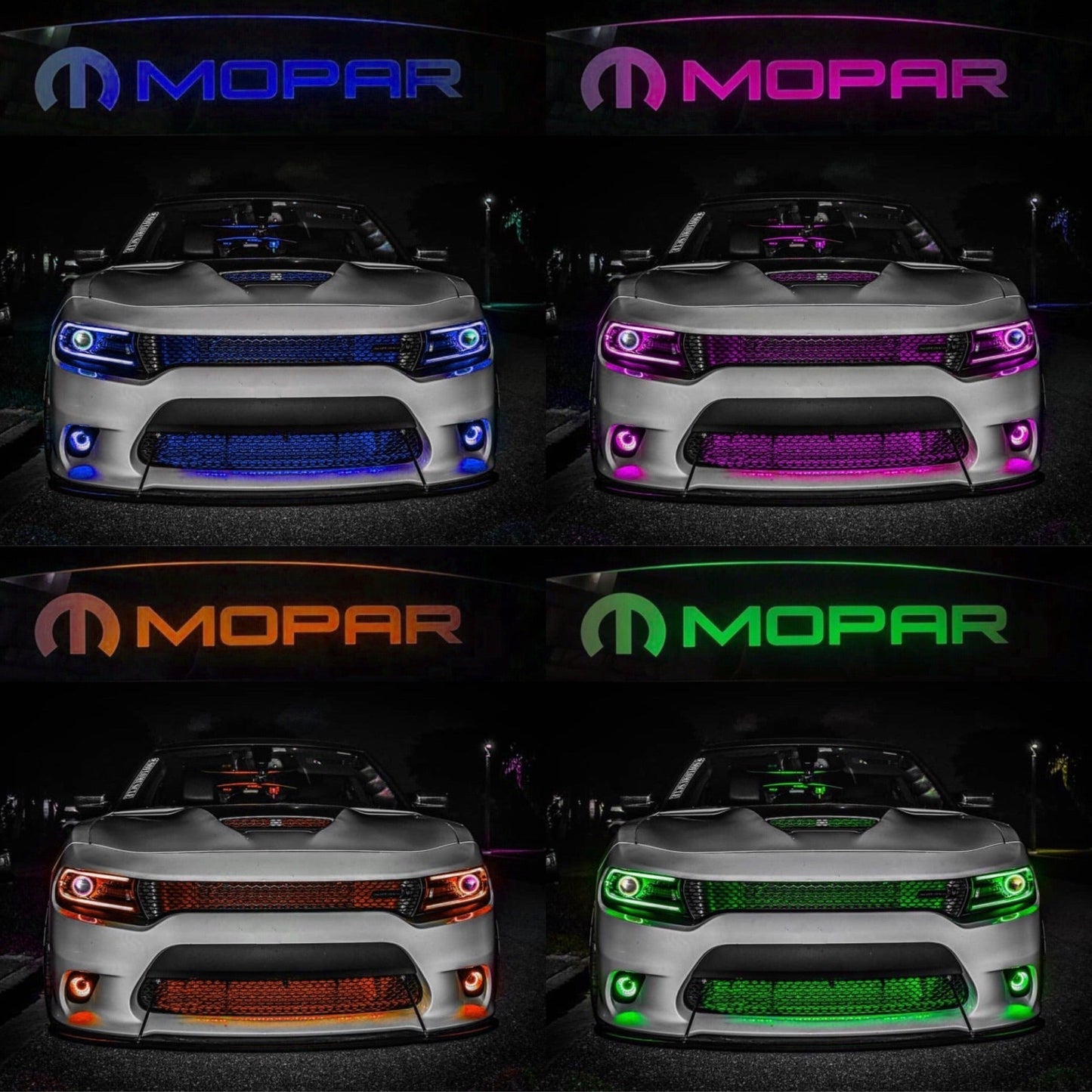 WindRestrictor® 2006-Up Dodge Charger Rear Add On Glow Plate