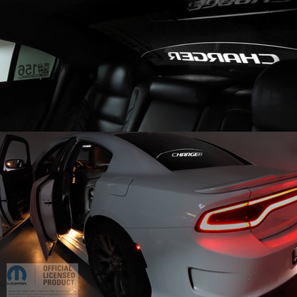 WindRestrictor® 2006-Up Dodge Charger Rear Add On Glow Plate