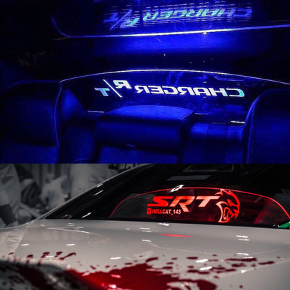 WindRestrictor® 2006-Up Dodge Charger Rear Add On Glow Plate